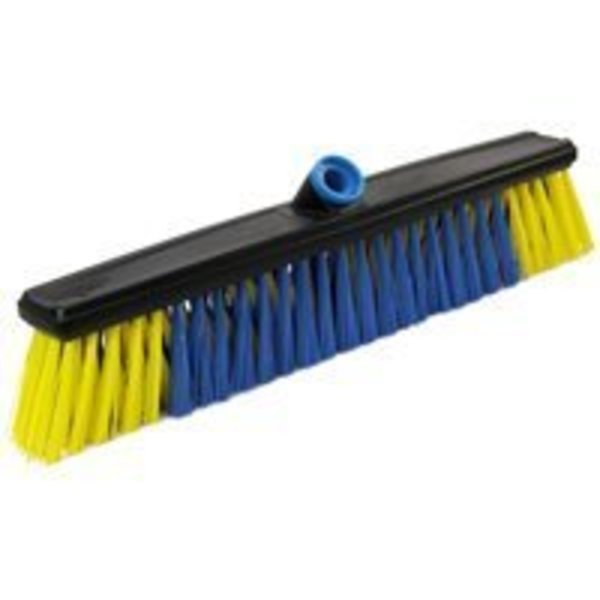 Unger Unger 970450 All Surface Broom Head, Threaded, Blue Bristle 970450